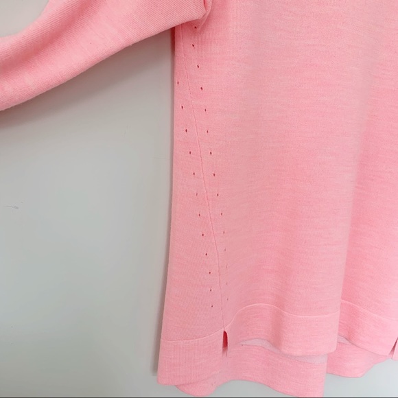 NWOT J Crew Merino Wool Knit Sweater Neon Pink - Picture 4 of 6